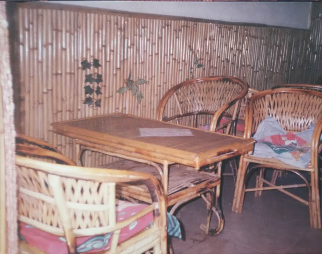 竹椅竹桌